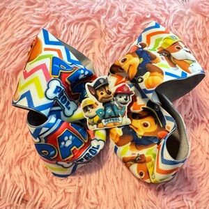 Colorful Paw Patrol Hair Bow